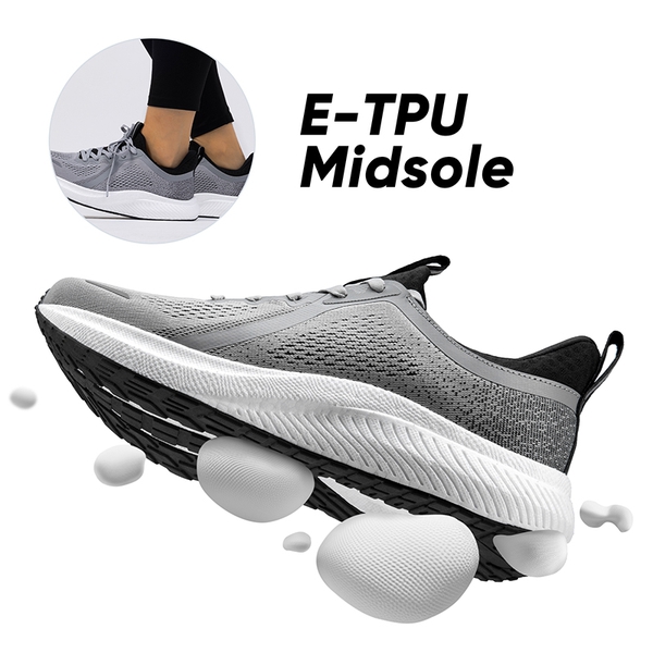 [DreamLife] Women's Fashionable Lifestyle Shoes - GREY - 4
